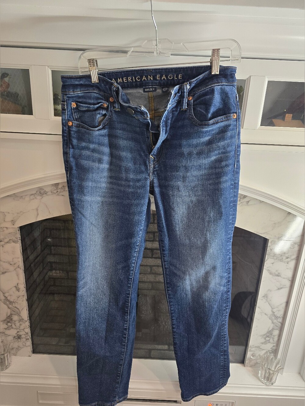 American Eagle Dark Blue Slim Jeans 30x30